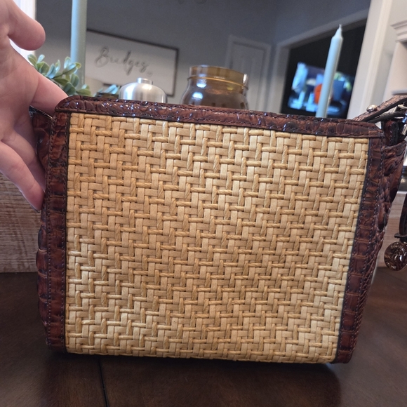Brahmin Tan and Brown Woven Shoulder Bag - Picture 12 of 12